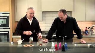 How to make a frappé coffee using an aerolatte milk frother [upl. by Argyres278]