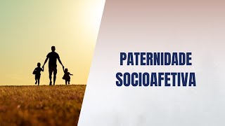 Paternidade socioafetiva [upl. by Dalis]