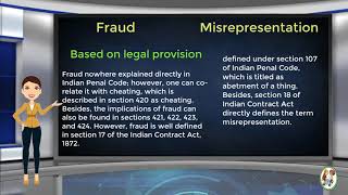 What is Difference Between Fraud amp Misrepresentation [upl. by Barbabra521]