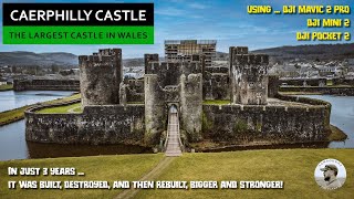 Caerphilly Castle  The Largest in Wales 2nd in Britain [upl. by Aksoyn]