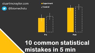 Ten Statistical Mistakes in 5 Min [upl. by Adolph]