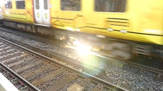 Merseyrail 507 009 making arcs at Birkdale station [upl. by Charlene470]