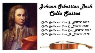 Johann Sebastian Bach  Cello suites in 432 Hz great for reading or studying [upl. by Lorette748]