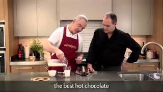 How to make a hot chocolate using an aerolatte milk frother [upl. by Luigi]