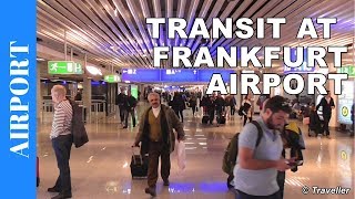 TRANSIT WALK AT FRANKFURT Airport FRA Terminal 1  Connection Flight Transfer Arriving amp Departing [upl. by Oap]