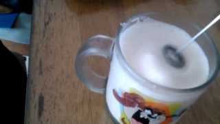 Aerolatte Review Frothing Cold Milk In Under 1 Minute [upl. by Payne428]